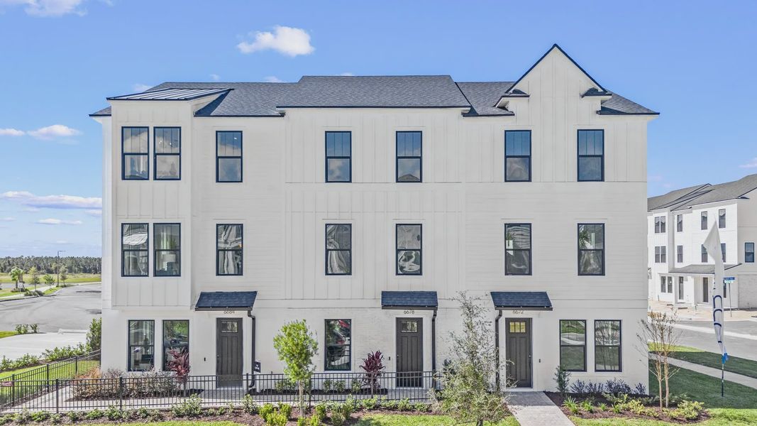 Parkview at Hamlin by DRB Homes offers stunning 3-story townhomes only 7 miles from Disney World and Disney Springs