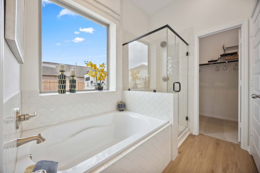 Furnished interior in a model home at Roman Forest in New Caney (Image 14).