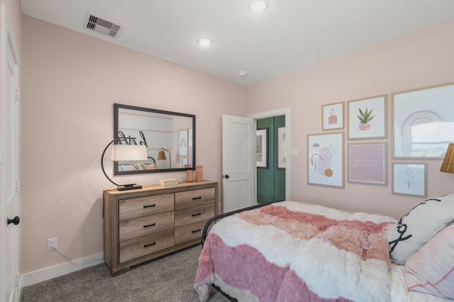 Furnished interior in a model home at Park Hill in Stafford (Image 19).