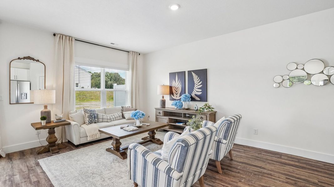 Furnished interior in a model home at Fieldcrest Acres Townhomes in Blountville (Image 9). Furnished interior in a model home at Fieldcrest Acres Townhomes in Blountville (Image 9).