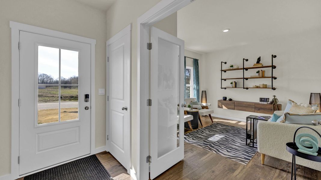 Furnished interior in a model home at Abington Farms in Hixson (Image 4).