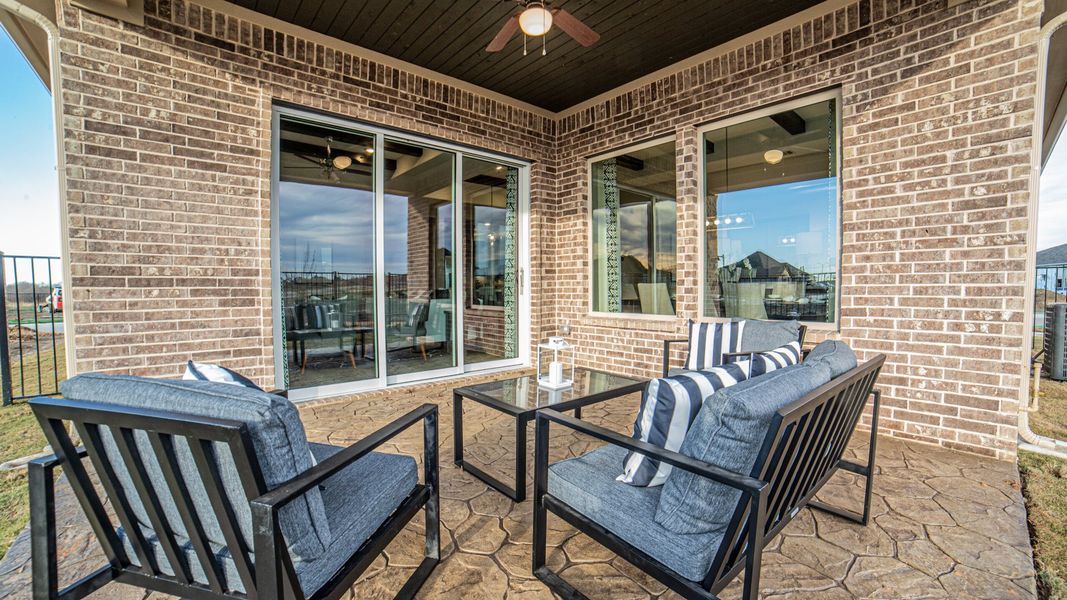 Exterior details of a home in Ladera at the Reserve at Mansfield, Mansfield (Image 6).