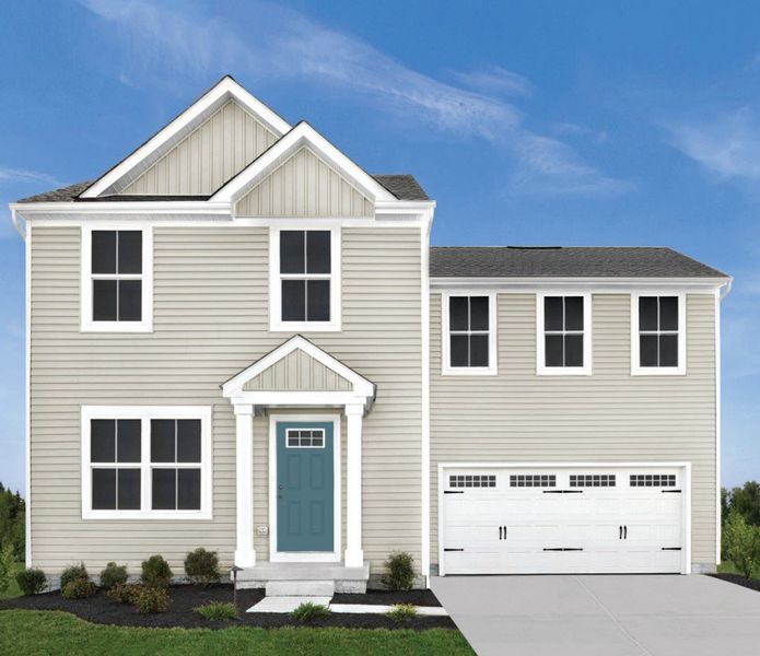 Front exterior of a home in the Cameron Ridge 2-Story community, located in Columbia, SC (Image 13).