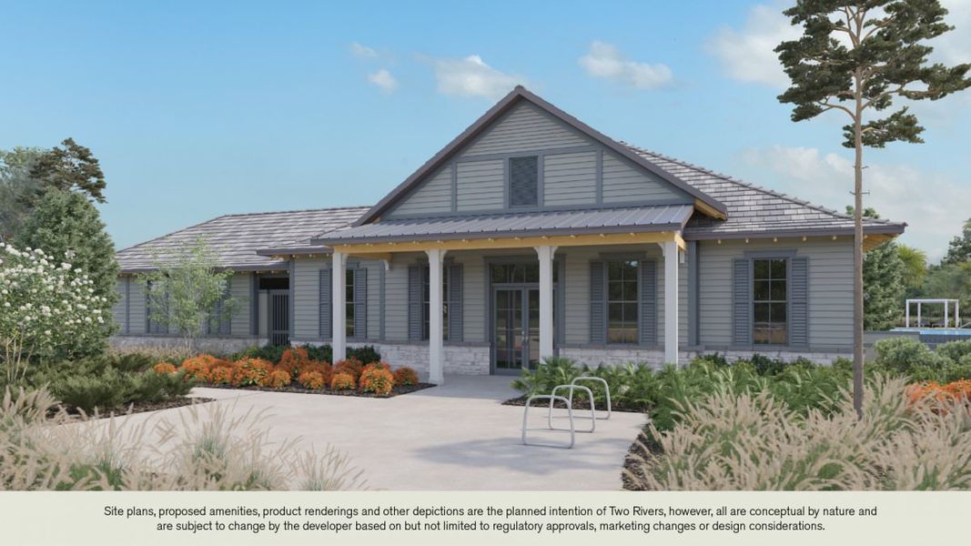 Front exterior of a home in the Two Rivers community, located in Zephyrhills, FL (Image 13).