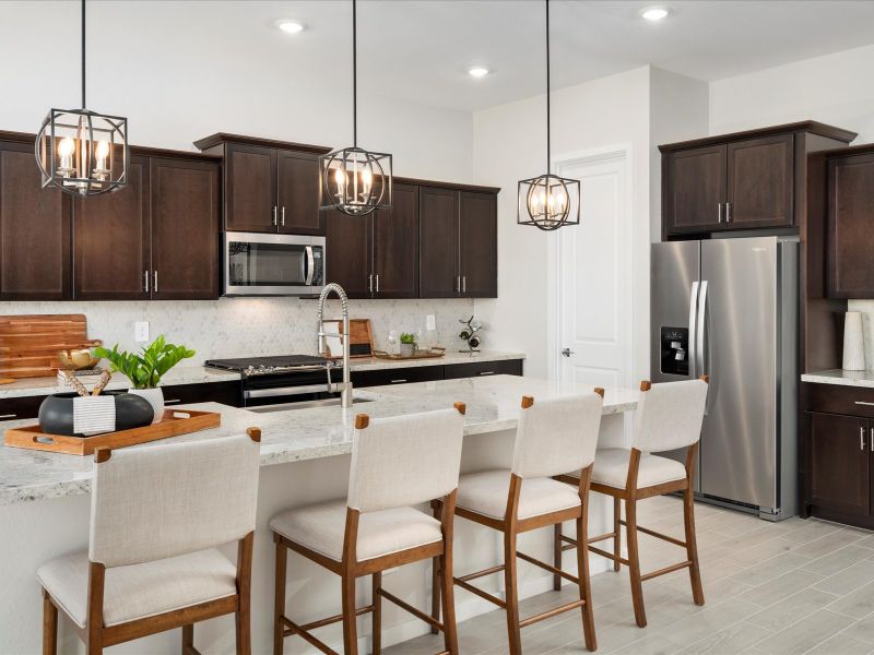 Kitchen in the Lennon Floorplan at Abel Ranch