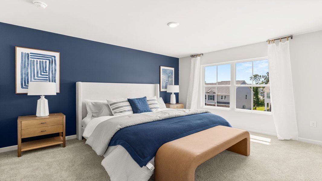 Furnished interior in a model home at Harvest Park in Decatur (Image 8).