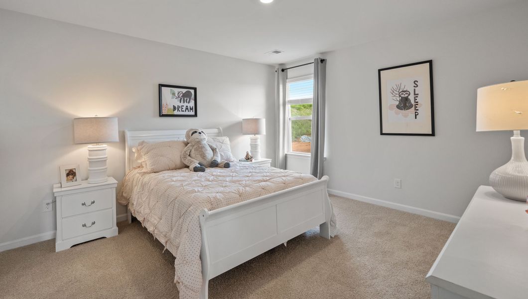 Furnished interior in a model home at Brookside Farms in Greer (Image 21).