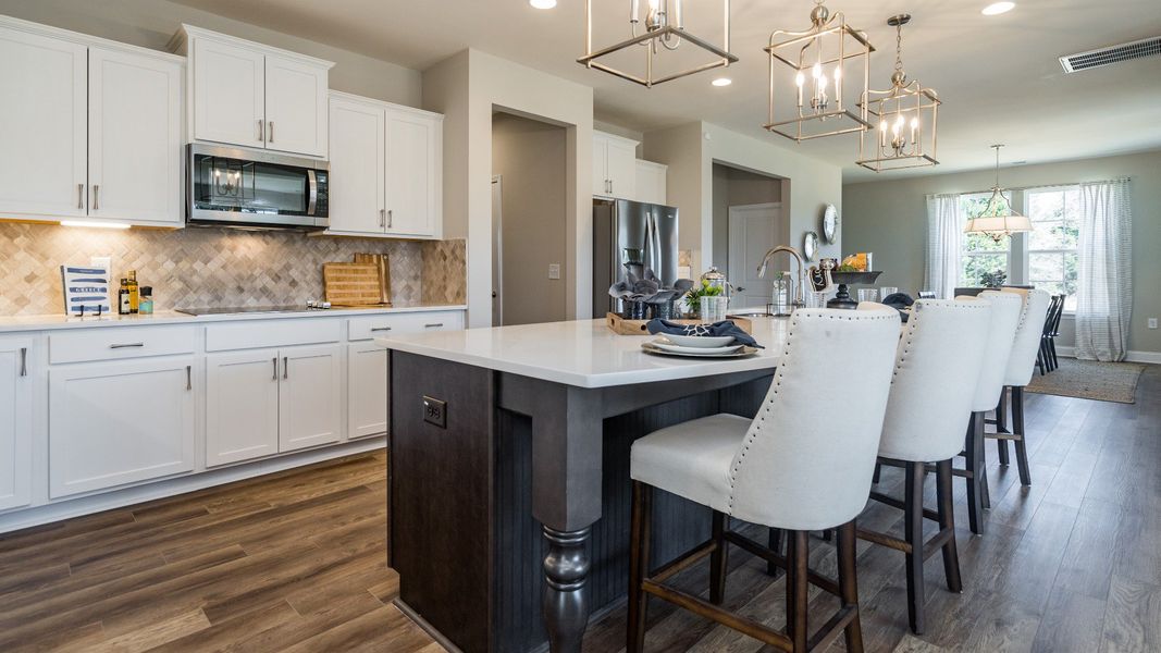 Furnished interior in a model home at Brio in Knightdale (Image 3).