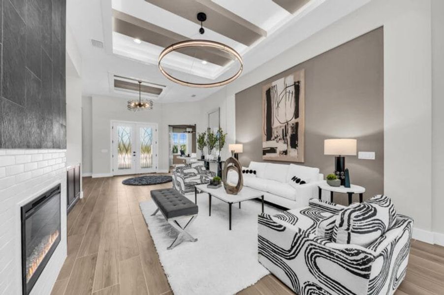 Furnished interior in a model home at River Preserve Estates in Parrish (Image 84). Furnished interior in a model home at River Preserve Estates in Parrish (Image 84).