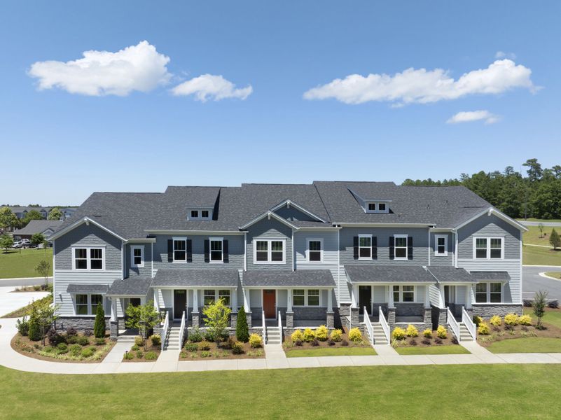 Front exterior of a home in the The Townes at Bratton Pointe community, located in Rock Hill, SC (Image 7). Front exterior of a home in the The Townes at Bratton Pointe community, located in Rock Hill, SC (Image 7).