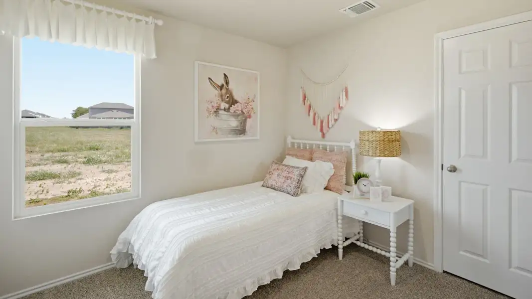 Furnished interior in a model home at Hidden Trails in Belton (Image 34).
