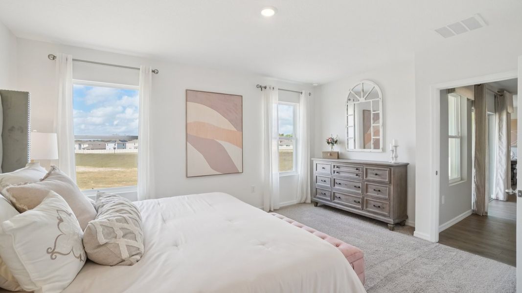 Furnished interior in a model home at Summit View in Dade City (Image 34).