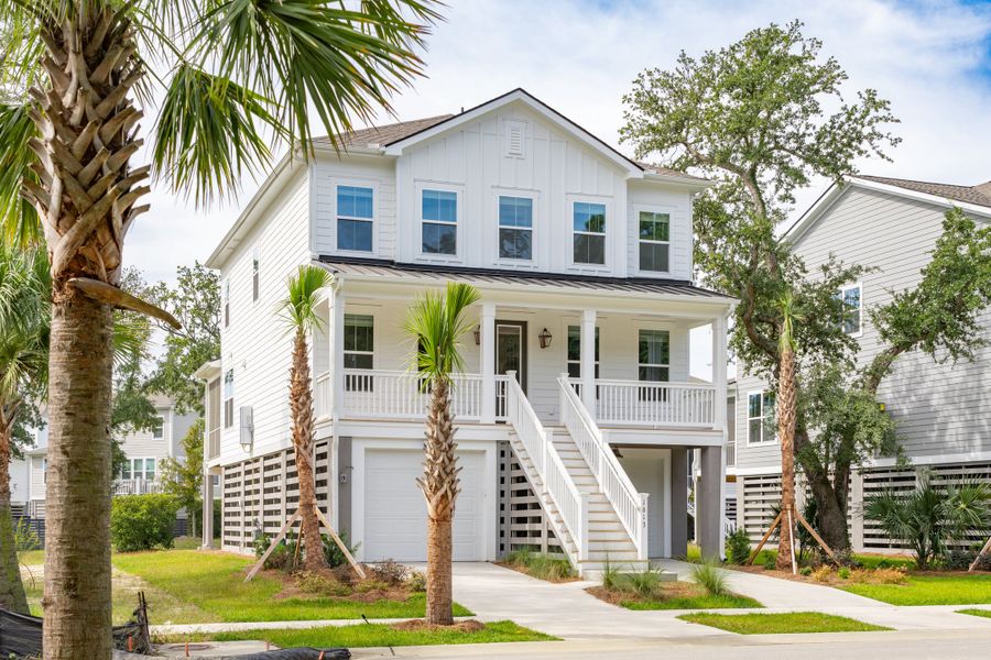Front exterior of a home in the Liberty Hill Farm community, located in Mount Pleasant, SC (Image 3).