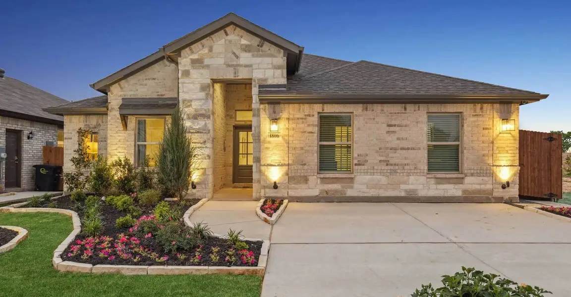 Front exterior of a home in the Baker Farms community, located in Cleburne, TX (Image 4). Front exterior of a home in the Baker Farms community, located in Cleburne, TX (Image 4).