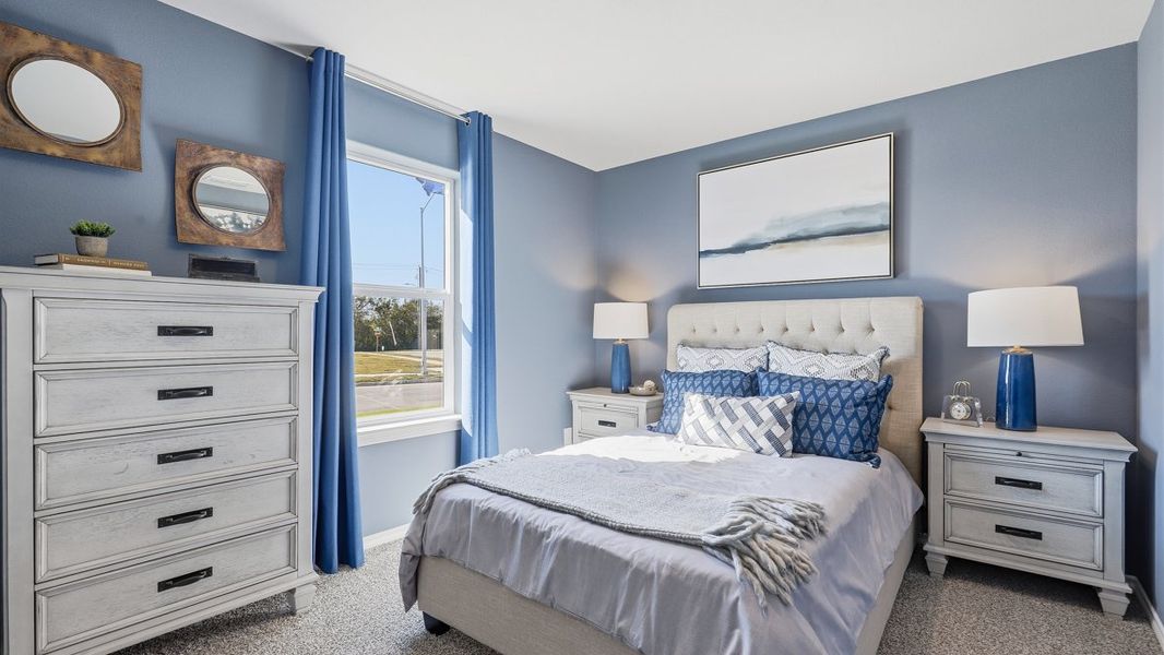 Furnished interior in a model home at Townes Landing in Fort Worth (Image 21).