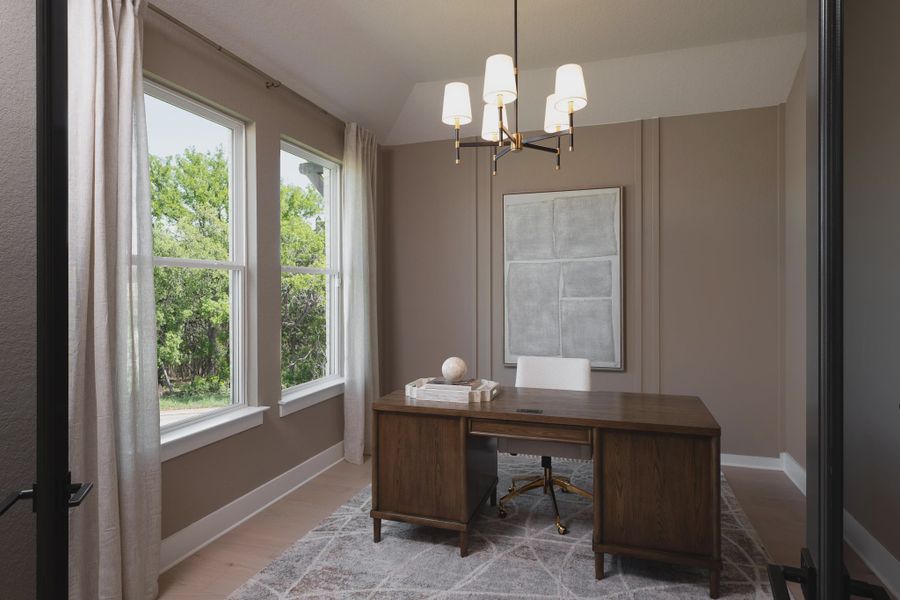 Furnished interior in a model home at Megan's Landing in Castroville (Image 6). Furnished interior in a model home at Megan's Landing in Castroville (Image 6).