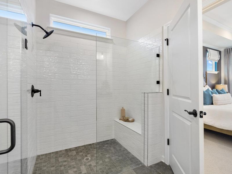 Furnished interior in a model home at Kelly Preserve in Loganville (Image 27).