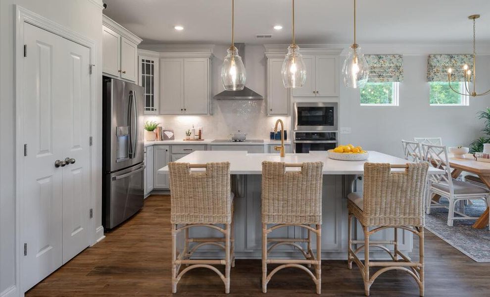 Furnished interior in a model home at Parker's Preserve in Ridgeville (Image 25).