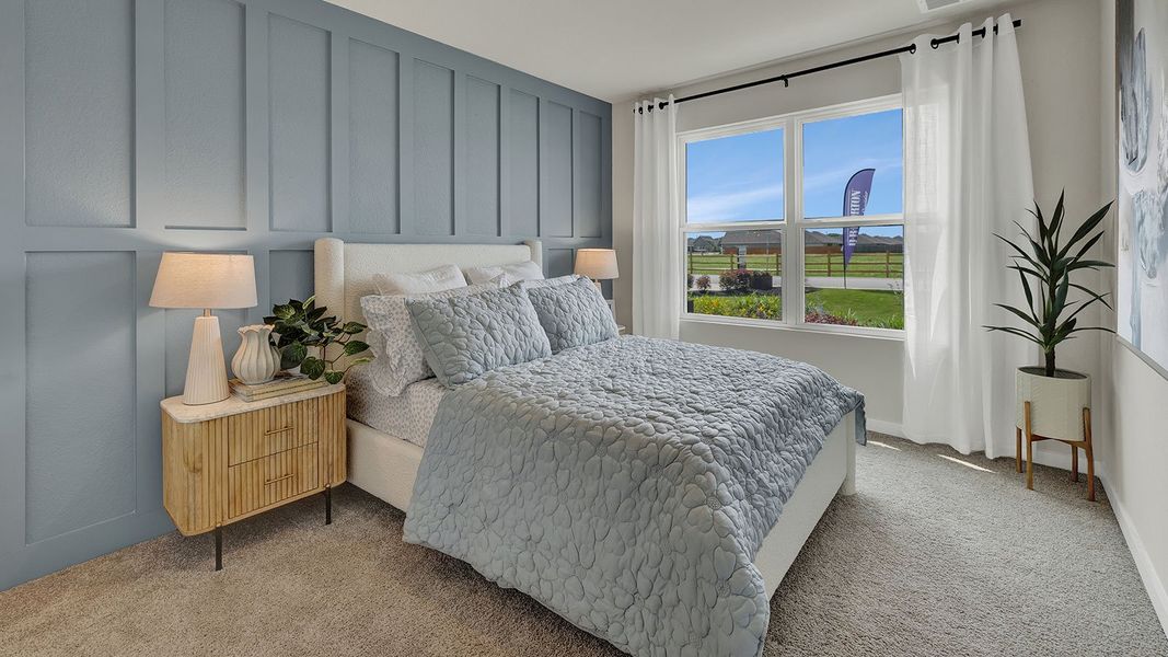 Furnished interior in a model home at Hartland Ranch in Lockhart (Image 8).