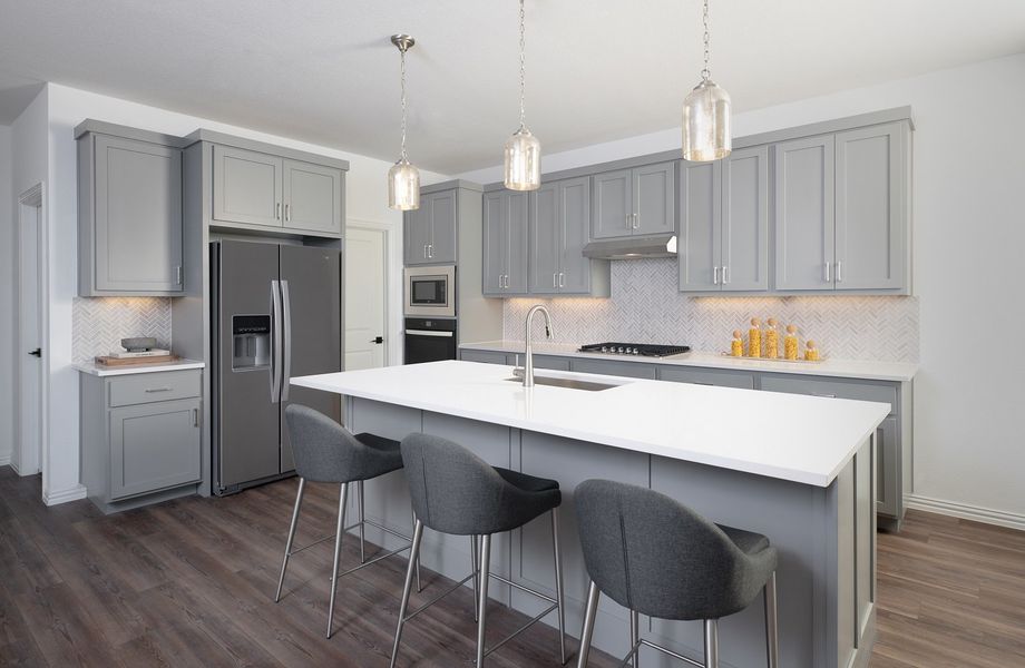 Furnished interior in a model home at Devonshire 50s in Forney (Image 4). Furnished interior in a model home at Devonshire 50s in Forney (Image 4).