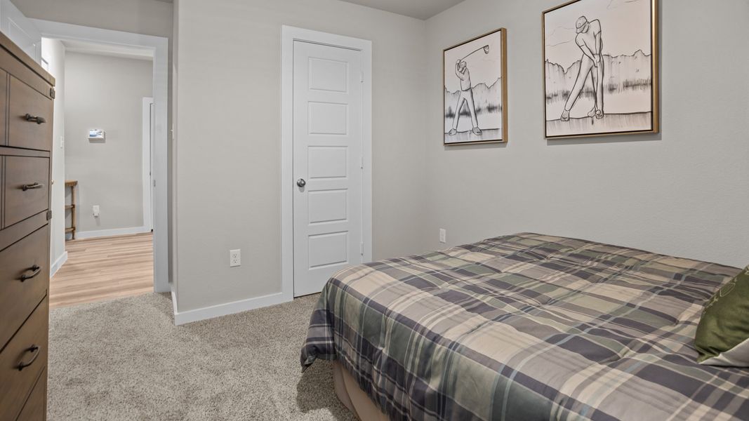 Furnished interior in a model home at Hampton Hills in Abilene (Image 19).