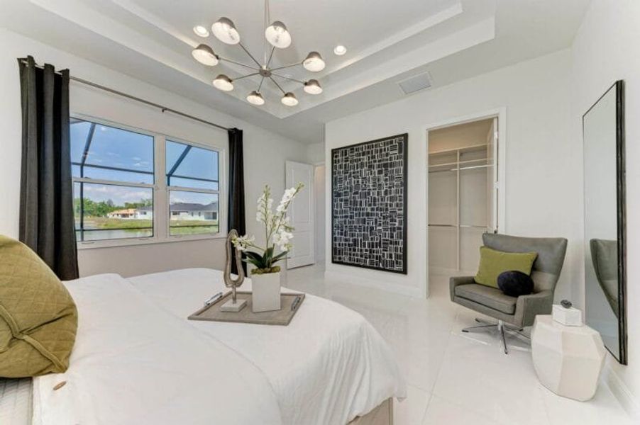 Furnished interior in a model home at The Willows in Parrish (Image 45). Furnished interior in a model home at The Willows in Parrish (Image 45).