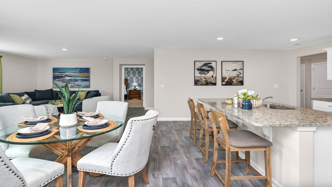Furnished interior in a model home at Gates Village in Lugoff (Image 15).