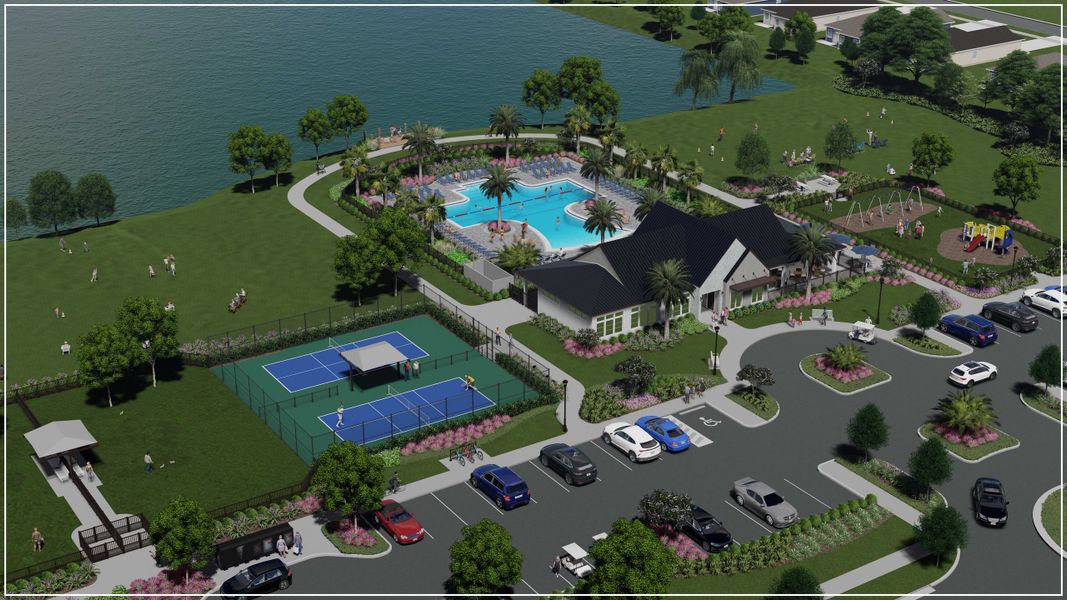 The future amenity center at Brystol at Wylder.