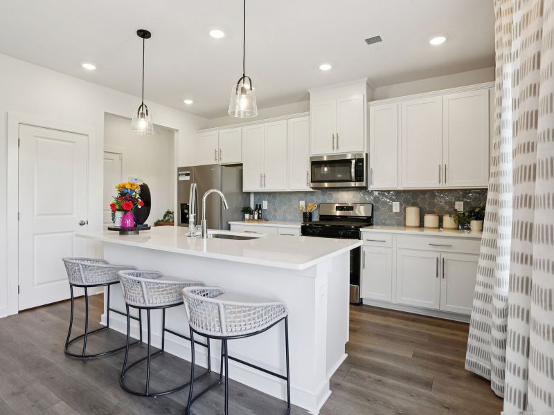 Furnished interior in a model home at Bear Springs in Columbia (Image 4).
