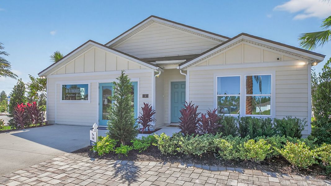 Front exterior of a home in the Sawmill Branch community, located in Palm Coast, FL (Image 5).