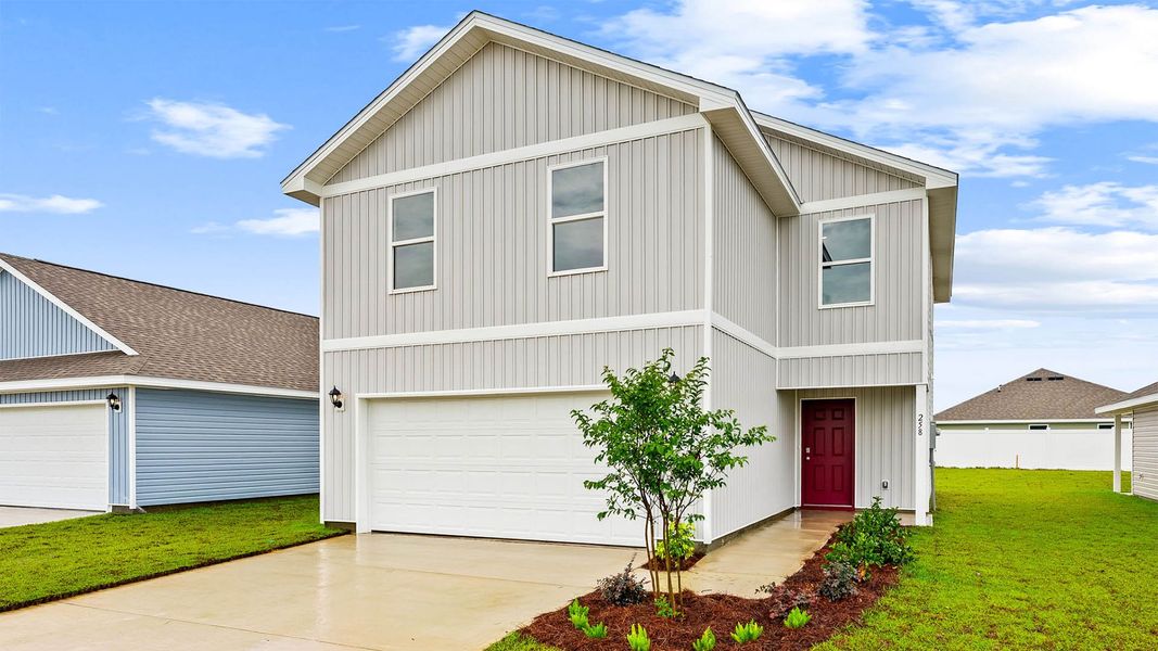 Front exterior of a home in the Park Place community, located in Panama City, FL (Image 5).