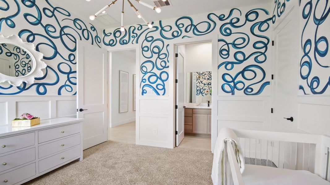 Furnished interior in a model home at Butlers Bend Estates in Pinehurst (Image 40). Furnished interior in a model home at Butlers Bend Estates in Pinehurst (Image 40).