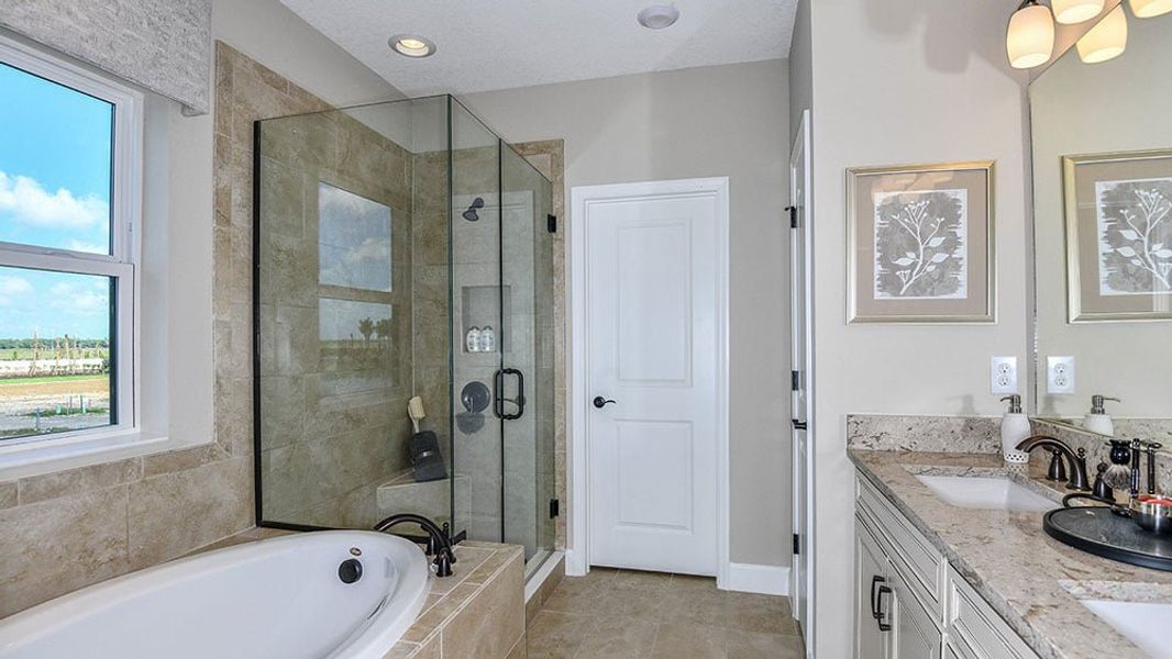 Furnished interior in a model home at Palmero in Nokomis (Image 36). Furnished interior in a model home at Palmero in Nokomis (Image 36).