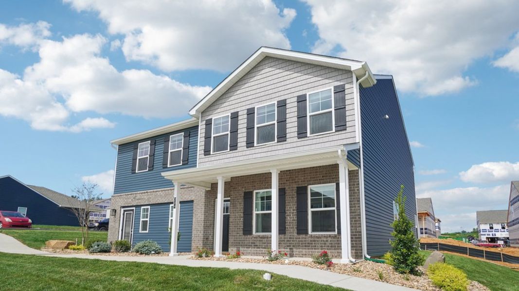 Front exterior of a home in the Keebler Meadows community, located in Johnson City, TN (Image 2).