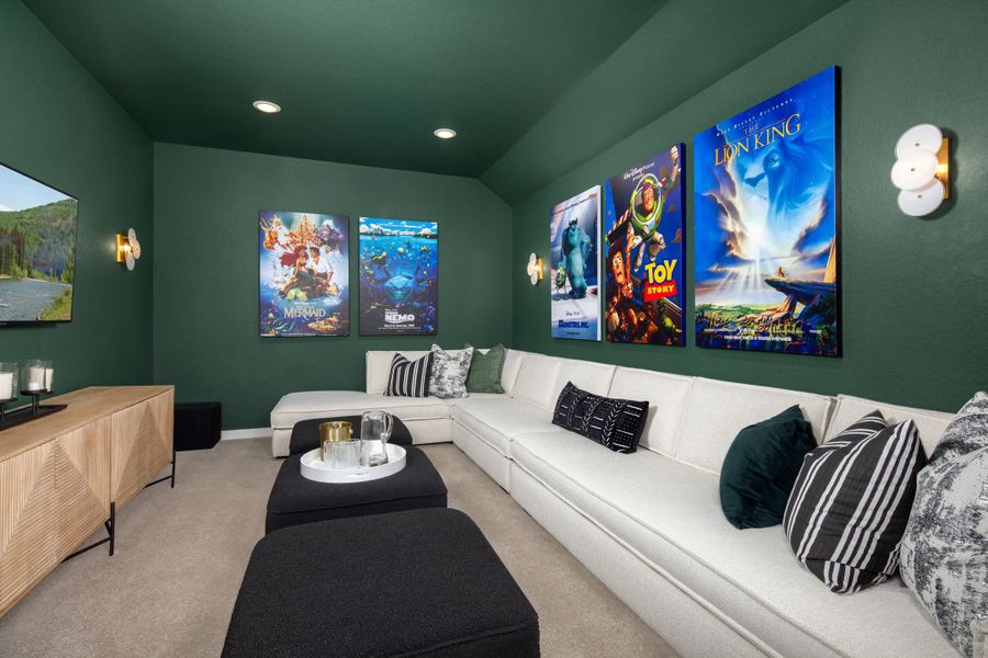 Furnished interior in a model home at The Parklands in Santa Clara (Image 30).