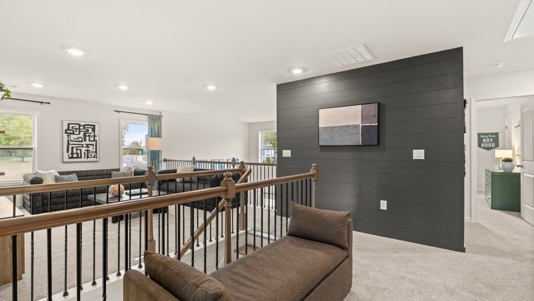 Furnished interior in a model home at Haven Abbey in Cumming (Image 42).