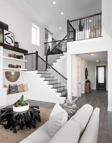 Furnished interior in a model home at Bridgewater in Midlothian (Image 20).