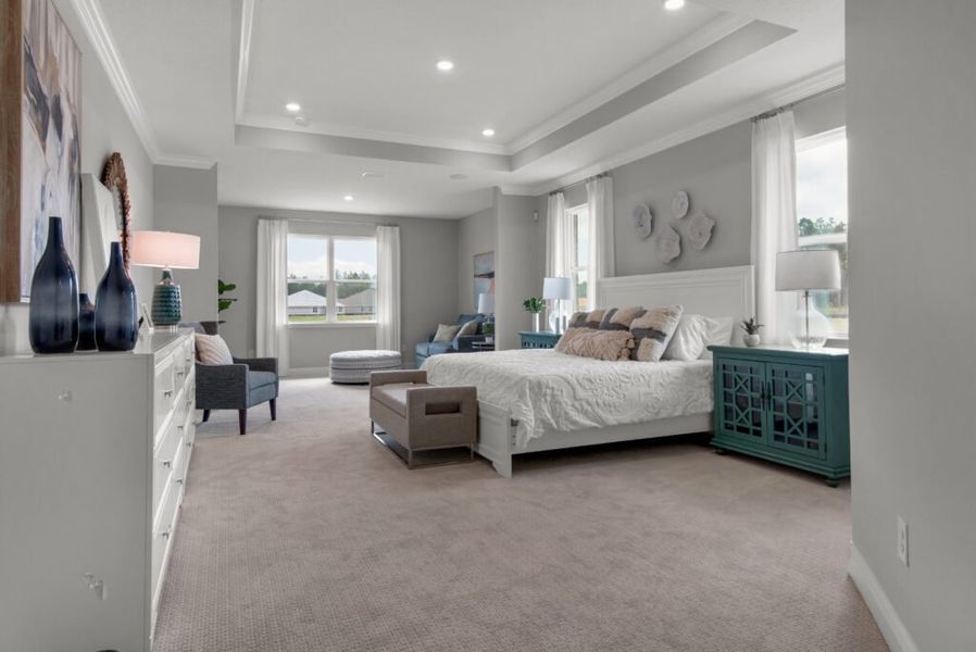 Furnished interior in a model home at Natureview in Freeport (Image 14). Furnished interior in a model home at Natureview in Freeport (Image 14).