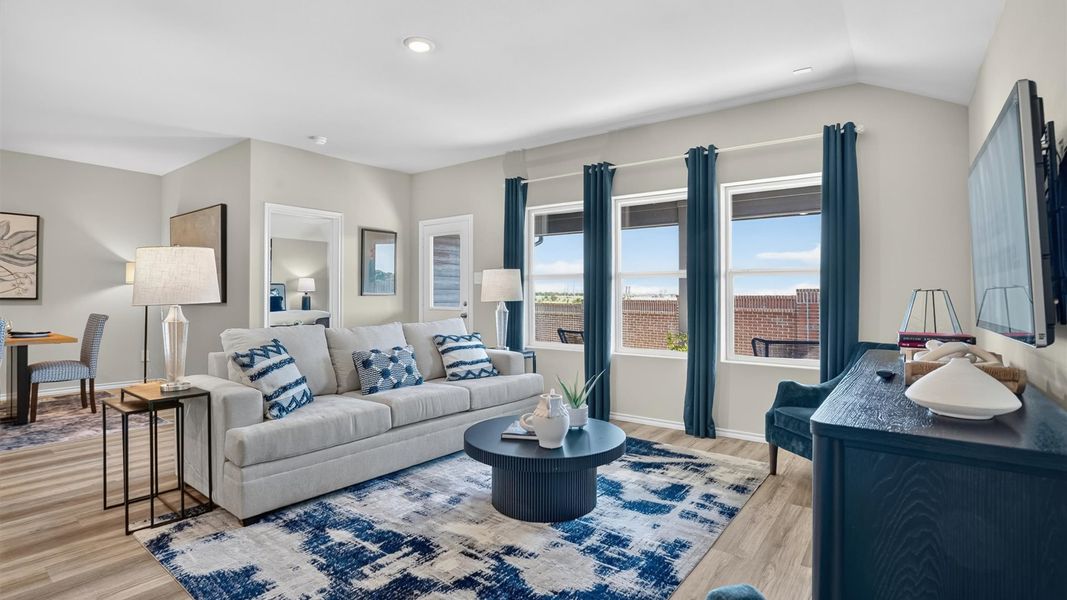 Furnished interior in a model home at Rock Creek West in Fort Worth (Image 11). Furnished interior in a model home at Rock Creek West in Fort Worth (Image 11).