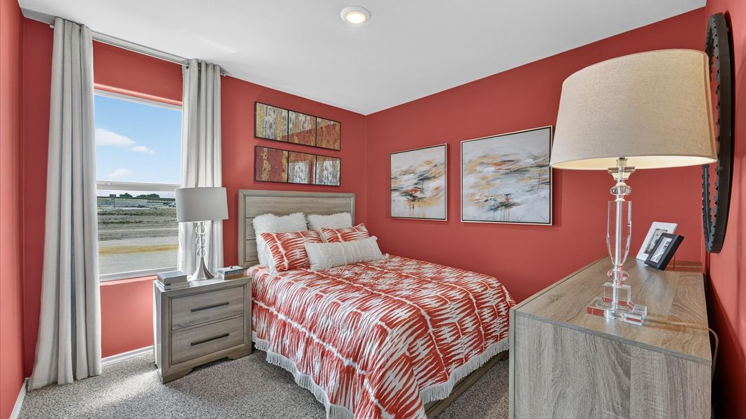 Furnished interior in a model home at The Hills at Reunion in Newark (Image 51).