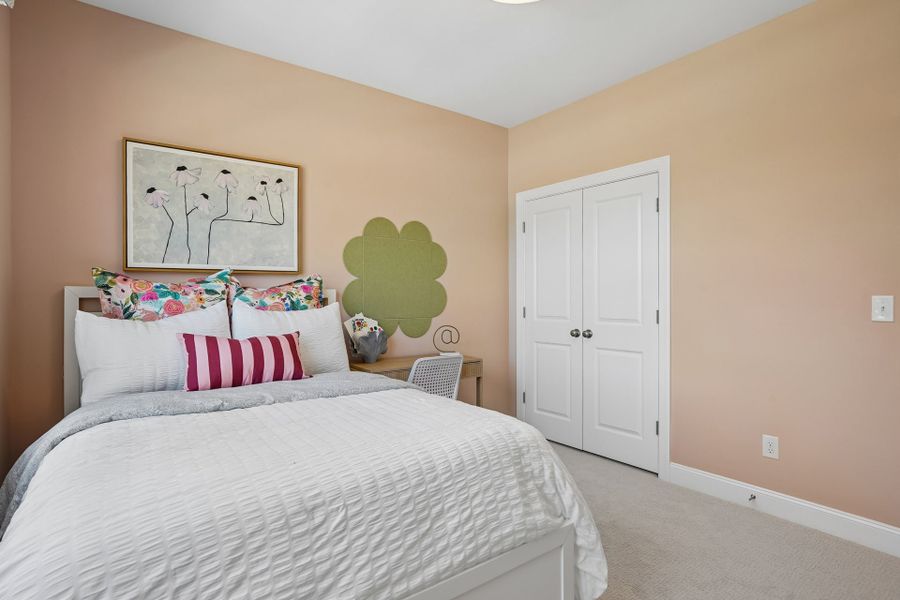 Furnished interior in a model home at Blue Run in Raleigh (Image 24).