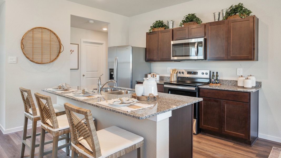 Furnished interior in a model home at Cornerstone in Rockdale (Image 24).