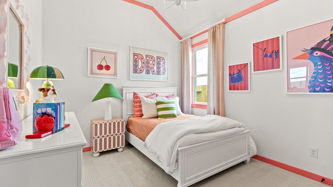 Furnished interior in a model home at Azalea in Fulshear (Image 30).