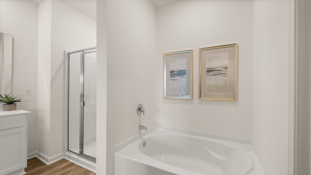 Furnished interior in a model home at Newton Bridge Crossing in Athens (Image 19). Furnished interior in a model home at Newton Bridge Crossing in Athens (Image 19).