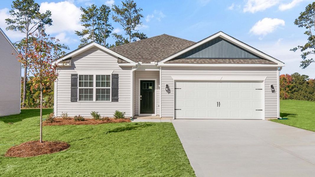 Front exterior of a home in the Southbury community, located in Carthage, NC (Image 2).