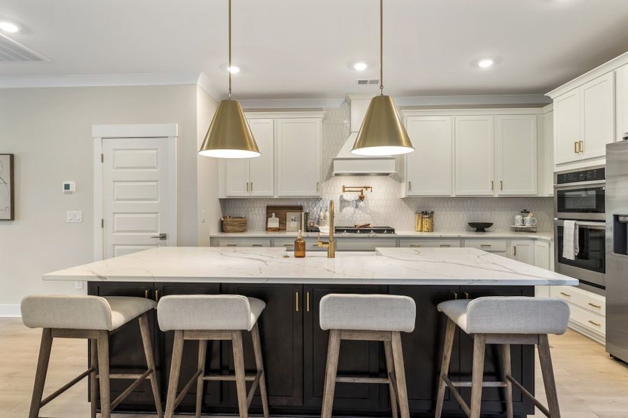 Furnished interior in a model home at South Park in Piedmont (Image 5).