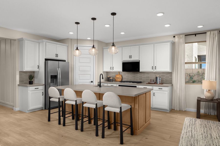 Furnished interior in a model home at Soleo in San Tan Valley (Image 8). Furnished interior in a model home at Soleo in San Tan Valley (Image 8).