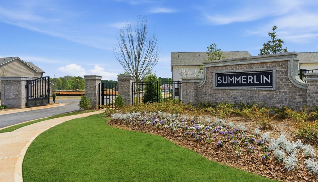 Entrance to the Summerlin community in Winder, GA, featuring signage and landscaping (Image 13).