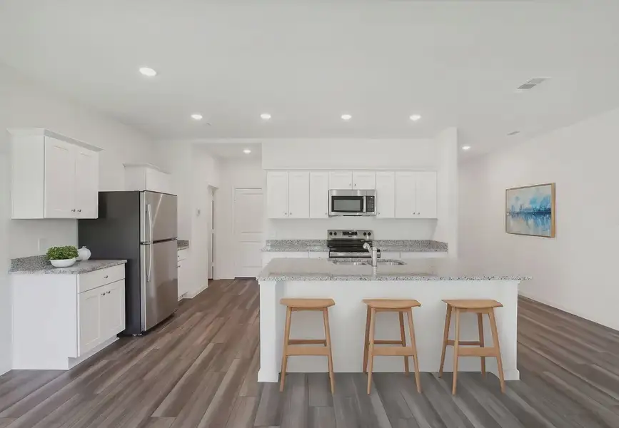 Furnished interior in a model home at Broadmoor Village in Cedar Hill (Image 5).