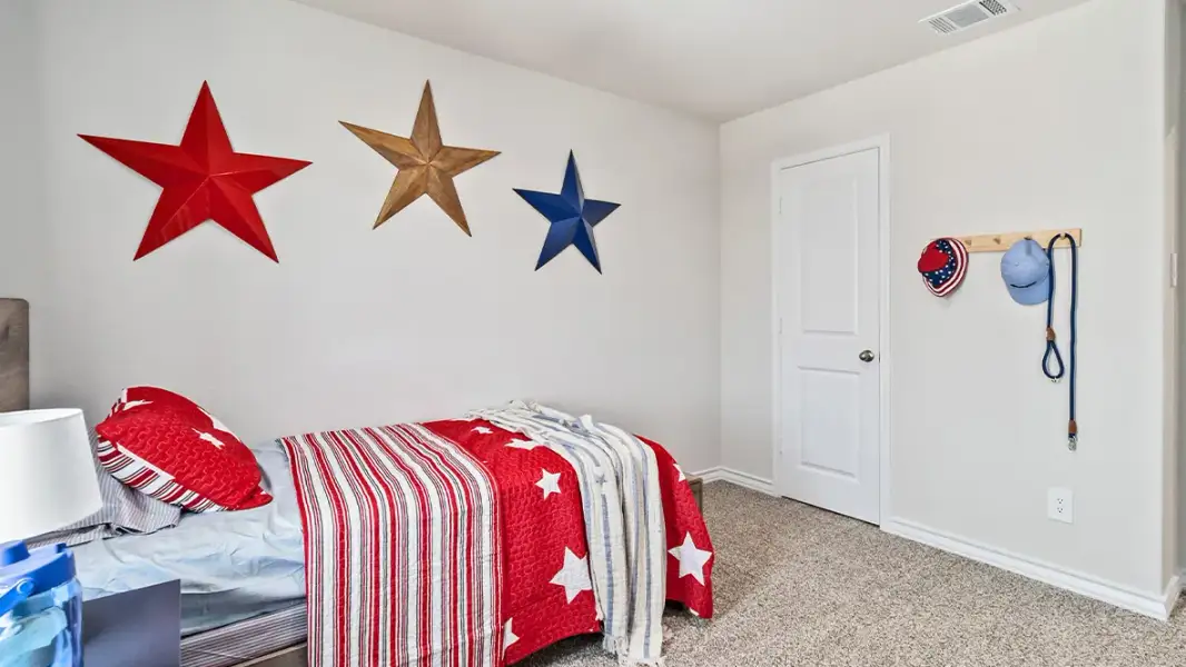 Furnished interior in a model home at Saddle Ridge Estates in Lytle (Image 26).